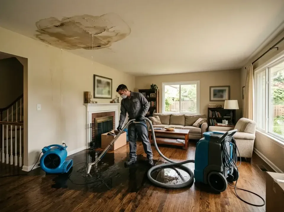 attic-pipe-burst-ceiling-drip-008 — frequently asked questions, Water Damage Restoration & Carpet Care in Bluefield, VA